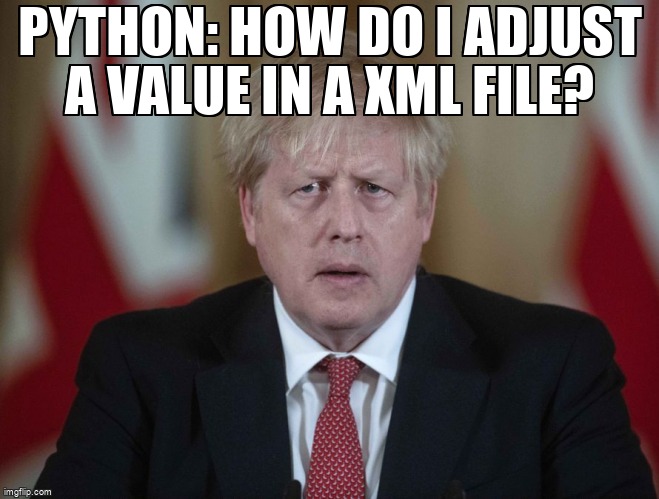 overflow_meme's tweet image. Python: How do i adjust a value in a XML file? stackoverflow.com/questions/6664… #python #xml #elementtree