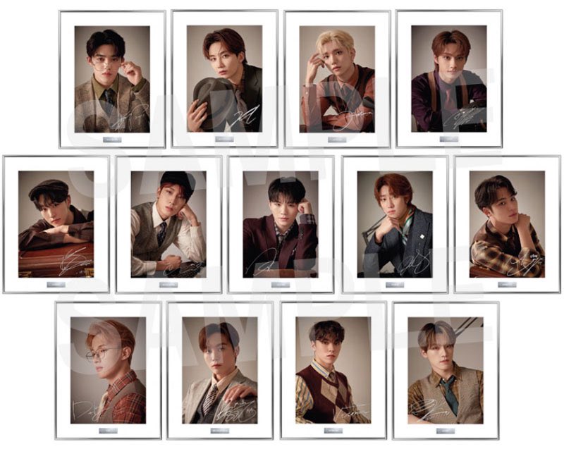 SEVENTEEN museum 2021額装写真 ジョンハン　プリント サイン SEVENTEEN museum 2021】 🔖予約商品🔖 額装写真（プリントサイン入り