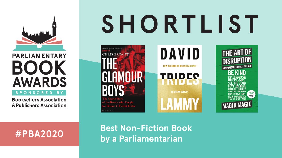PublishersAssoc's tweet photo. We're incredibly excited that the winners of the 2020 Parliamentary Book Awards will be announced tomorrow at 11am on @MattChorley's @TimesRadio show!
Which books do you think will win?
A reminder of the shortlists below.
#PBA2020 https://t.co/Q9ryr05Gaz