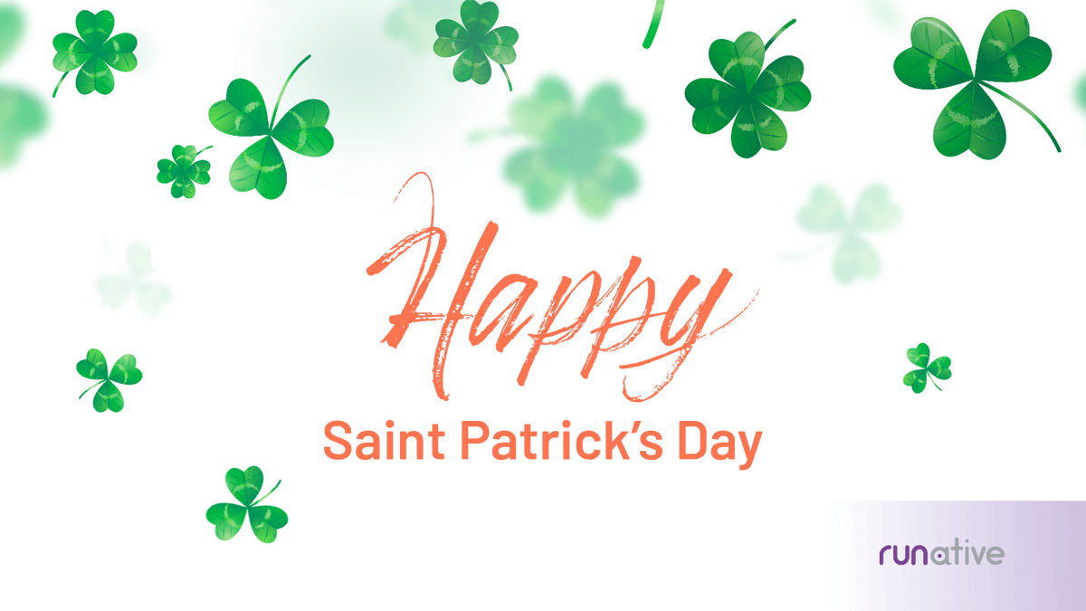 runativeads's tweet photo. 🍀Happy St. Patrick's Day!🍀

Even though we still can’t enjoy St. Patrick's Day in our favorite bars we still want to celebrate this special day! Hence, register to RUNative before the end of this week and we will give you +10% extra on your first deposit 💰

Promo code #LUCKY10 https://t.co/4sI8HBNk61