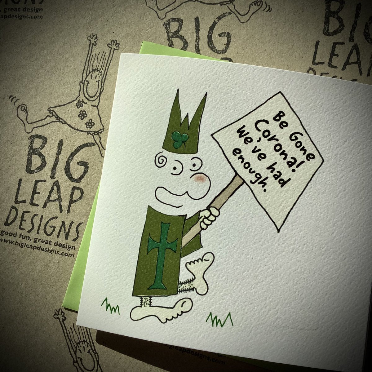 bigleapdesigns's tweet photo. My fervent wish this St. Patrick’s Day 2021. 
Let’s make it happen

#StPatricksDay #StPatricksDay2021 #PaddysDay #paddysday2021 #☘️ #keepsmiling #keeppositive #keepgoing #enoughalready #coronabegone https://t.co/Yabn6ljAnp