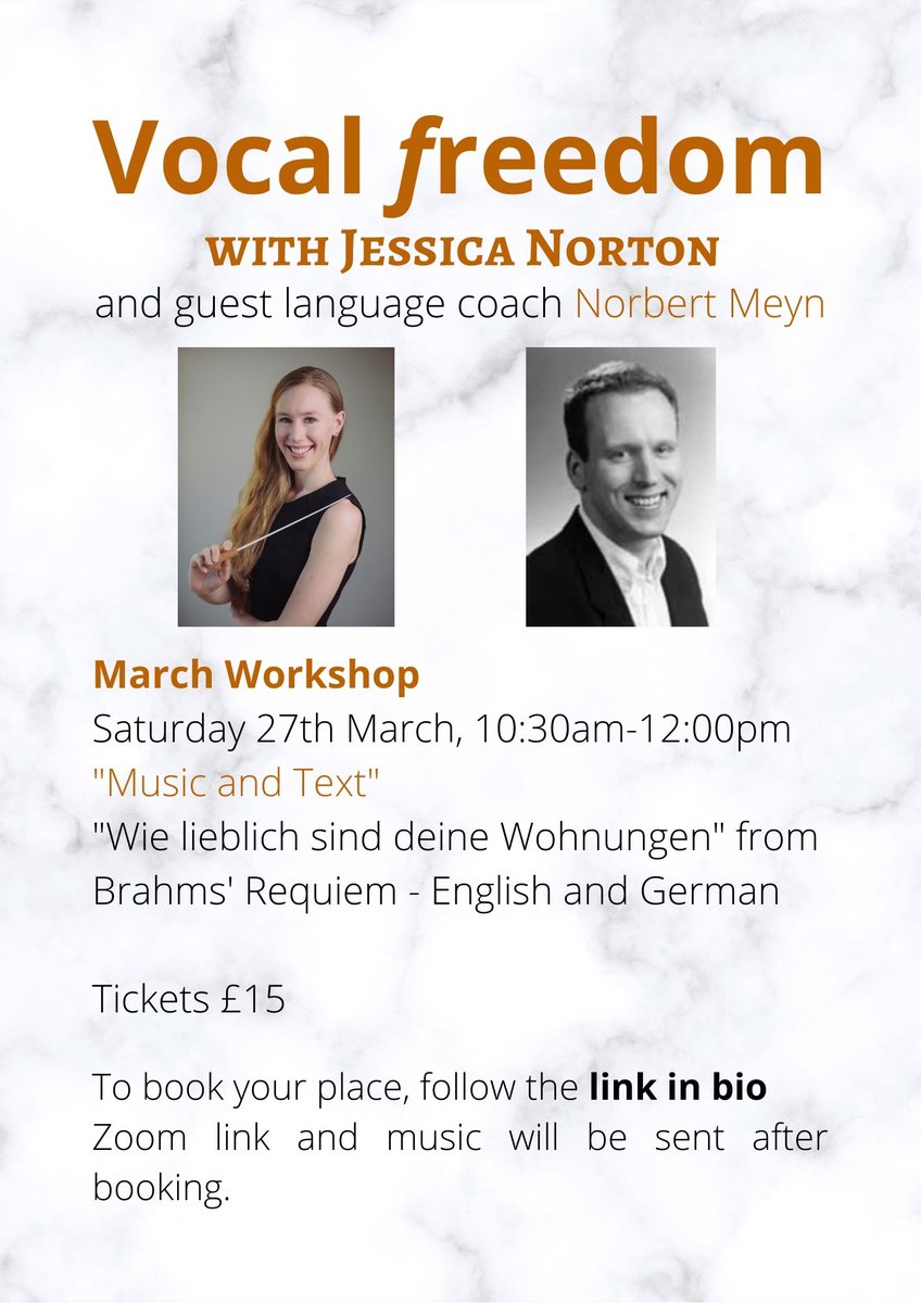 JessicaCNorton's tweet photo. Not long to go! https://t.co/vhWPlkVpWQ

#brahmsrequiem #germanrequiem #onlineworkshop #vocalworkshop #singing #choir #musicandtext #lockdown #language #norbertmeyn #classicalmusic #vocalfreedom #choralmusic #choralhour #saturdaysinging #virtualworkshop #virtualsinging https://t.co/EMLr6K9uUb