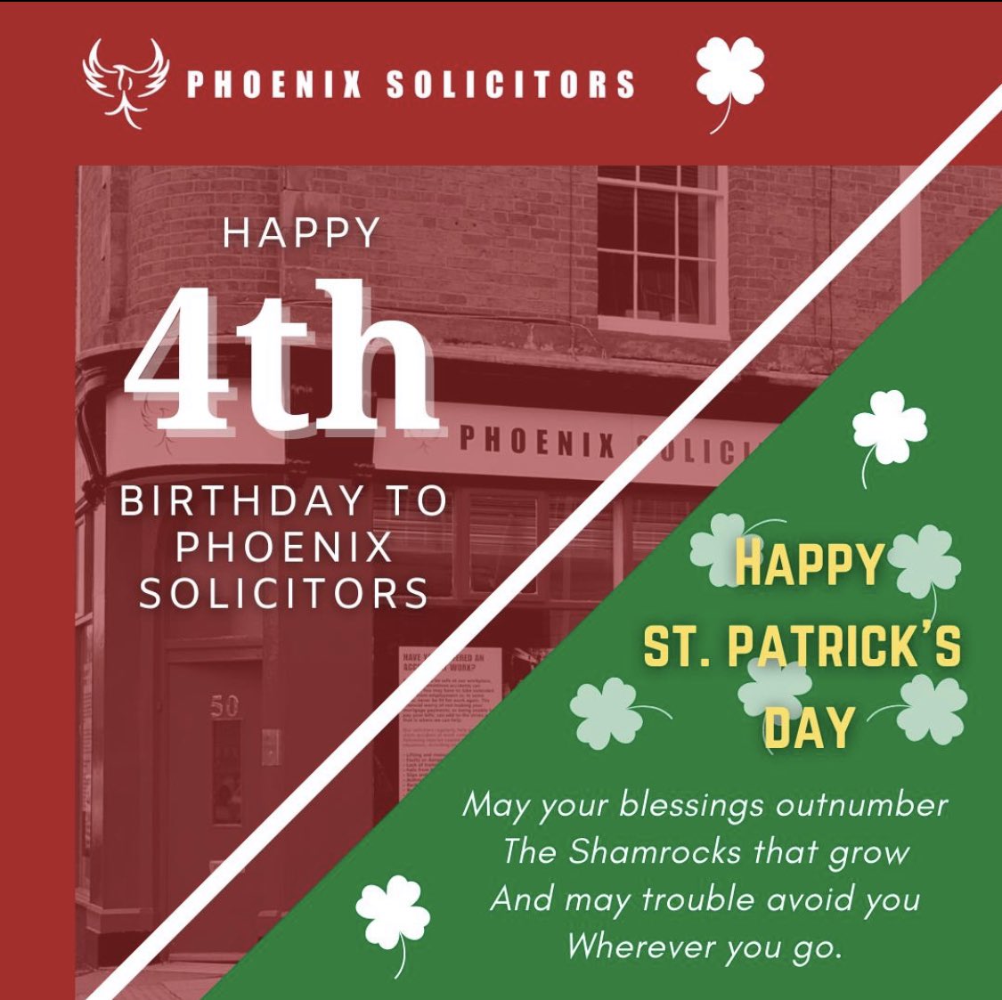 Happy 4th Birthday to us and Happy St Patricks Day 🇮🇪🇮🇪🇮🇪☘️☘️☘️