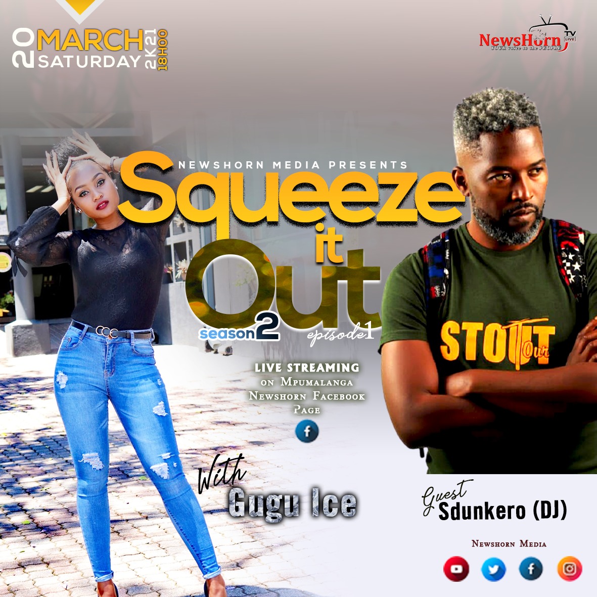 ❄️Gugu Ice❄️ (@gugu_ice) on Twitter photo Squeeze it out with Gugu Ice is coming back with a BANG! 💯🎉Catch The 1st Episode of Season 2 this coming SATURDAY, the 20th of March 2021 from 18h00 pm as Gugu Ice gets up and close with <a href="/djsdunkero/">DJ Sdunkero-Sir Groova</a> and unfolds his journey in the entertainment industry. Courtesy Of Newshorn TV Squeeze it out with Gugu Ice is coming back with a BANG! 💯🎉Catch The 1st Episode of Season 2 this coming SATURDAY, the 20th of March 2021 from 18h00 pm as Gugu Ice gets up and close with <a href="/djsdunkero/">DJ Sdunkero-Sir Groova</a> and unfolds his journey in the entertainment industry. Courtesy Of Newshorn TV
