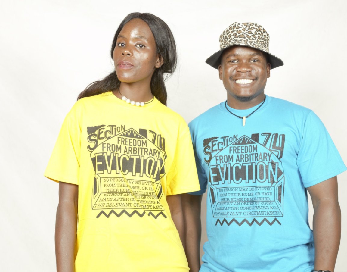 kubatana's tweet image. Our colleagues in Masvingo @MACRADTrust have done incredible work to highlight the plight of people who are facing arbitrary eviction. We loved seeing them in their Constitution T-Shirts today! #Section74 #KnowYourConstitution #NoToEvictions