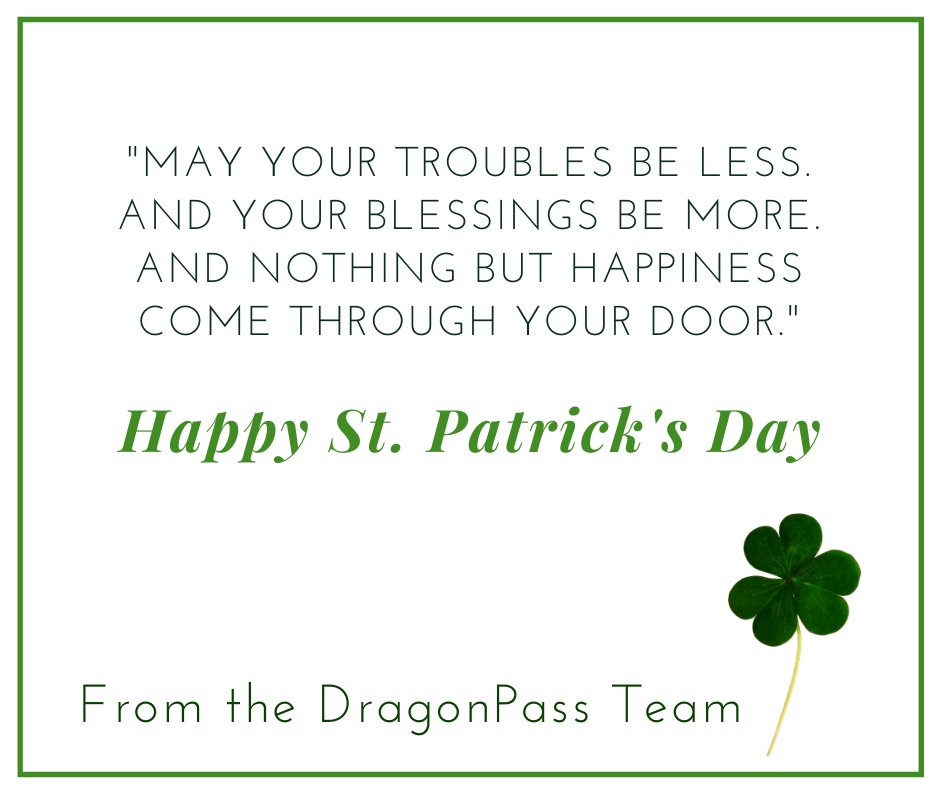 Wishing all our partners, clients and customers a very Happy St Patricks Day! 🇮🇪☘️
