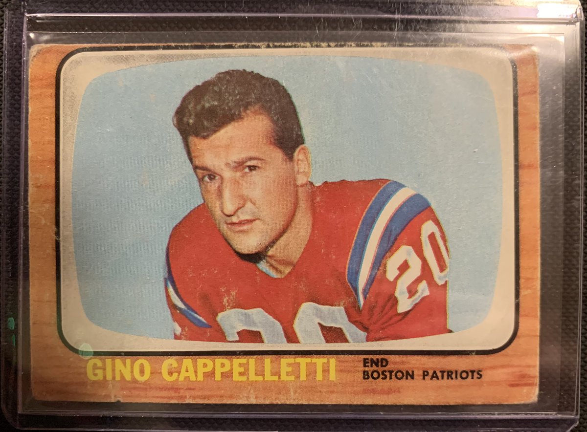 StarrsCards's tweet photo. @DubMentality #ECHAS @realscififan was nice enough to give me this really cool card. Gino Cappelletti is exactly 70 years older than me, so I decided to start a mini-PC of him (I call it mini since I only have 2 cards). He was born 3/26/1934 and I was born 3/26/2004. Also my first ‘66 Topps! https://t.co/OPK2aVtlBs