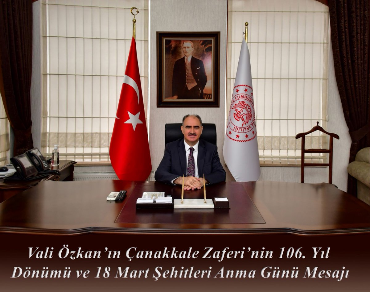 Vali Özkan’ın Çanakkale Zaferi’nin 106. Yıl Dönümü ve 18 Mart Şehitleri Anma Günü Mesajı
konya.gov.tr/vali-ozkanin-c…