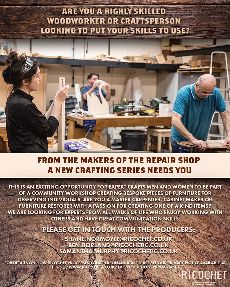 CommFirstYorks's tweet photo. Who is your community hero? No matter how big or small an action, if you know someone in #Yorkshire who deserves something special, get in touch with this new #BBC2 programme! They are also looking for skilled crafts people to take part #TheRepairShop  https://t.co/9o6sWVxirD https://t.co/z6YmHqhXQ1