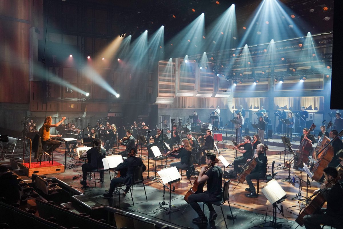 Absolutely joy to be back <a href="/southbankcentre/">Southbank Centre</a> with <a href="/LCOrchestra/">LCOrchestra</a> <a href="/VOCES8/">VOCES8</a> &amp; @TheApollo5 performing music by  <a href="/OlafurArnalds/">Ólafur Arnalds</a> <a href="/hildurness/">Hildur Gudnadottir</a> @Duvaltimothy <a href="/kellyleeowens/">Kelly Lee Owens</a> #KjartanSveinsson 24 hour worldwide stream going live this Friday 🙌🏻 bit.ly/3cMzZ2O
