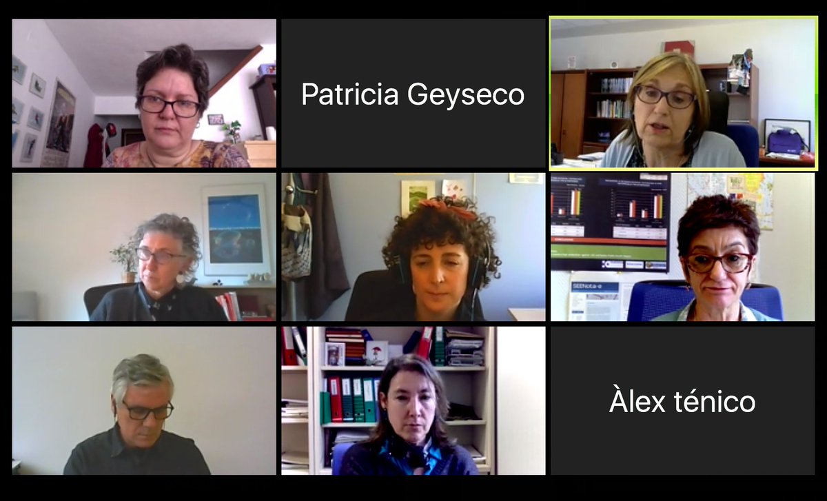 Comenzamos la jornada virtual del GT de Cribado de 
<a href="/seepidemiologia/">SEE</a> para analizar el impacto de la pandemia en la detección de #cánceres como el de colon, mama y cérvix. 600 inscritos👏 Con Isabel Portillo, Marina Pollán, Josep Espinàs, Ana Molina y Silvia de Sanjosé #SEECribado