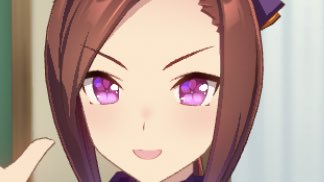 ウマ娘、よく見たらハルウララもサクラバクシンオーも瞳が桜なの熱いね
