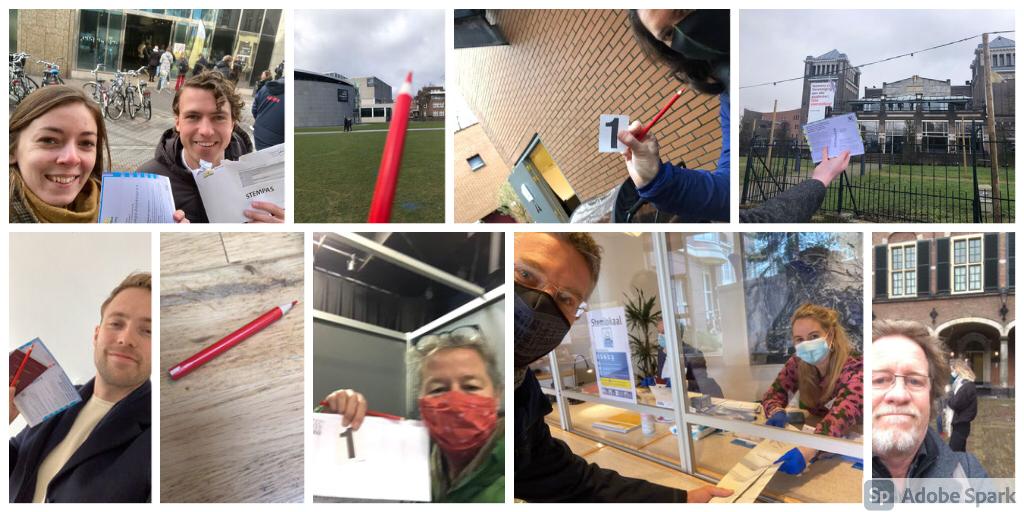 Nog 8 uur te gaan! Laat je stem gelden. Deze VSNU medewerkers gingen je voor🖍 #Verkiezingen2021 #ElkeStemTelt