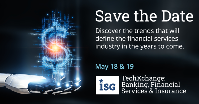 Bharti_Charlie's tweet photo. Reserve your seat for the ISG TechXchange: Banking, Financial Services &amp; Insurance to learn what trends will define the financial services industry, and what innovations are happening in leading organizations. #ISGEvents #FinServ #BFSI https://t.co/sh7bT8O1D8 https://t.co/uAOSR0of1p