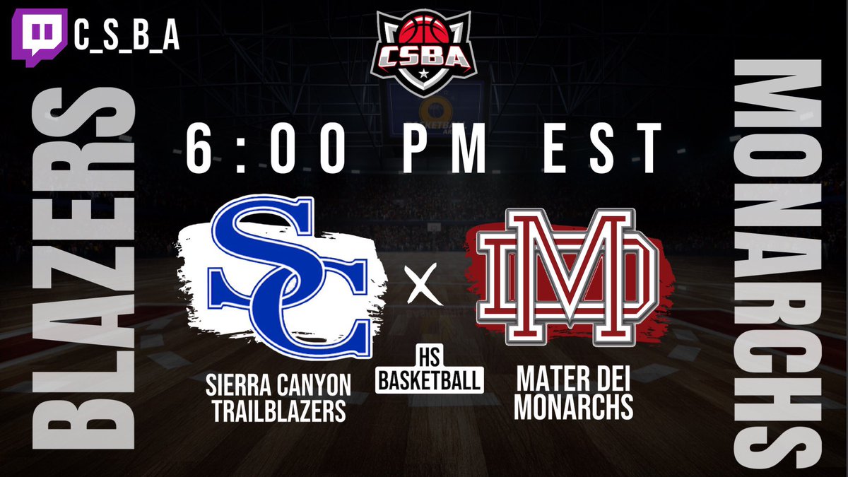 CSBABasketball's tweet photo. Our first ever high school game starts tonight at 6pm est , you are gonna be able to watch the future stars of the CSBA live via https://t.co/5uMjt9KXPX #cutthenets #HSCSBA #csba #thisisCSBA https://t.co/wg8NdaepwW