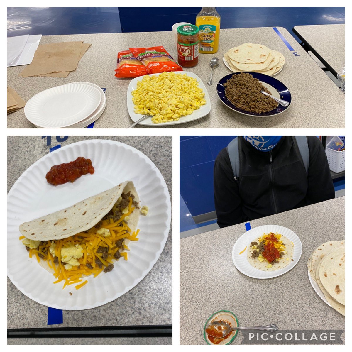 IC_Extension's tweet photo. Breakfast burritos!! #ic2021 #icallthetime #ic_explorers #ltschools #icbeforeandaftercare #latertodaywearehavingshamrockshakes #onlyatic https://t.co/ReePCMDaOk