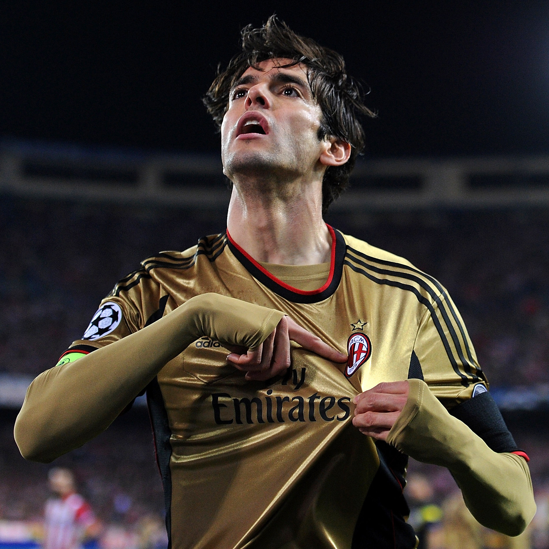 Ac milan hotsell gold shirt