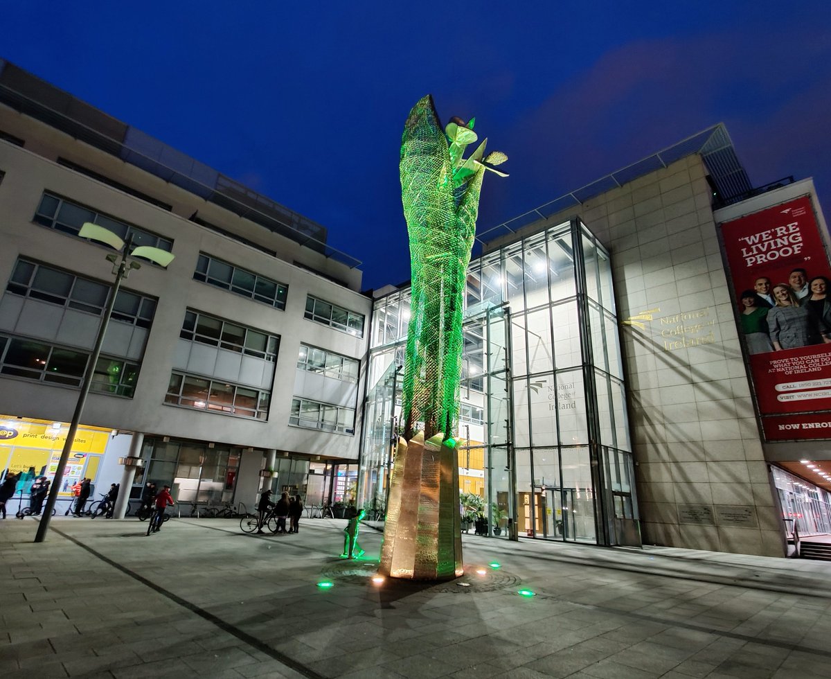NCIRL's tweet photo. Happy #StPatricksDay from everyone at NCI! ☘️ 

#GlobalGreening #EducationInIreland @TourismIreland @stpatricksfest https://t.co/JcMIb2cMGU