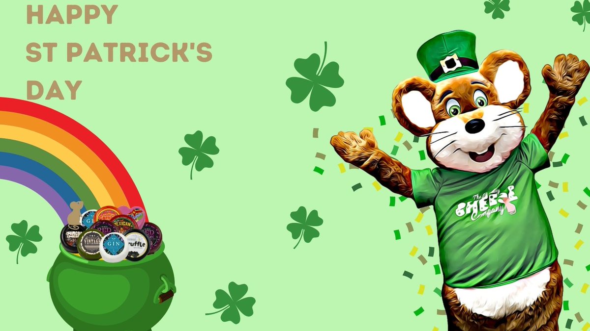 Top of the morning to you!

Munchie Mouse would like to wish a happy St Patrick’s Day to all.

The whole Chuckling Cheese Team hopes you enjoy your celebration.

#Staysafe #Stpatrick’sday #Guinness #Luckoftheirish https://t.co/23uaOpC9Ab