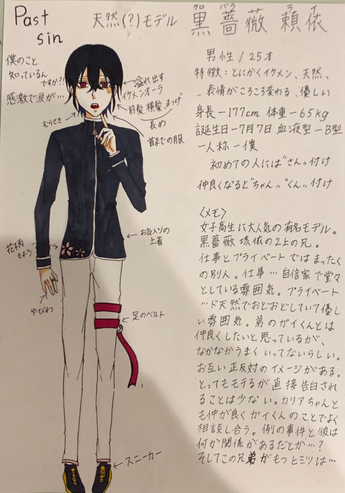 Past Sin 創作 一次創作 キャラ設定 創作好きと繋がりたい 絵師と繋がりたい オリジナルキャラクター イラスト すごいギャップのある子です T Co 32hnuqafuh Twitter