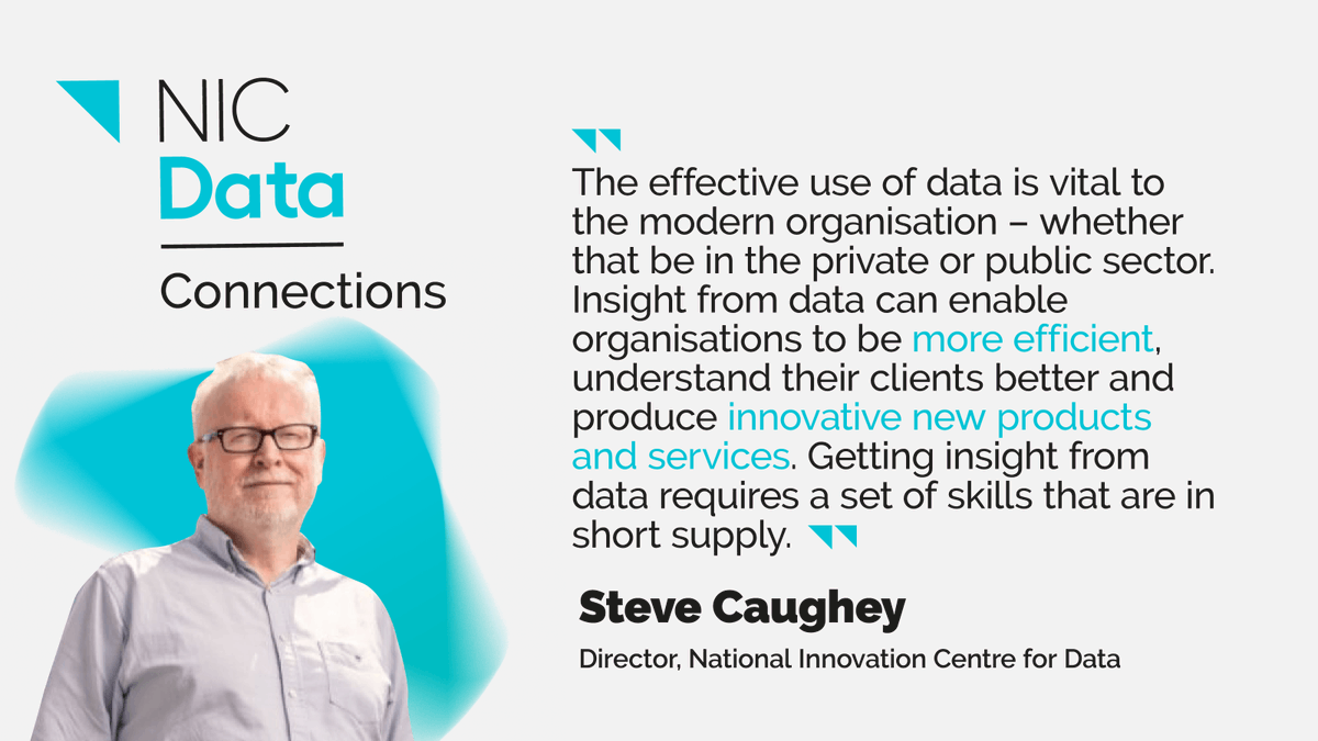 🤝NICD have a thriving #DataEcosystem
🎙️Director @stevecaughey spoke at @DWPDigital meeting today to share his experience of building #DataSkills in organisations

Connect with NICD & find out how we can build your data skills👉ncl.ac.uk/nicd/
@NorthTyneCA @TheCatalystUK