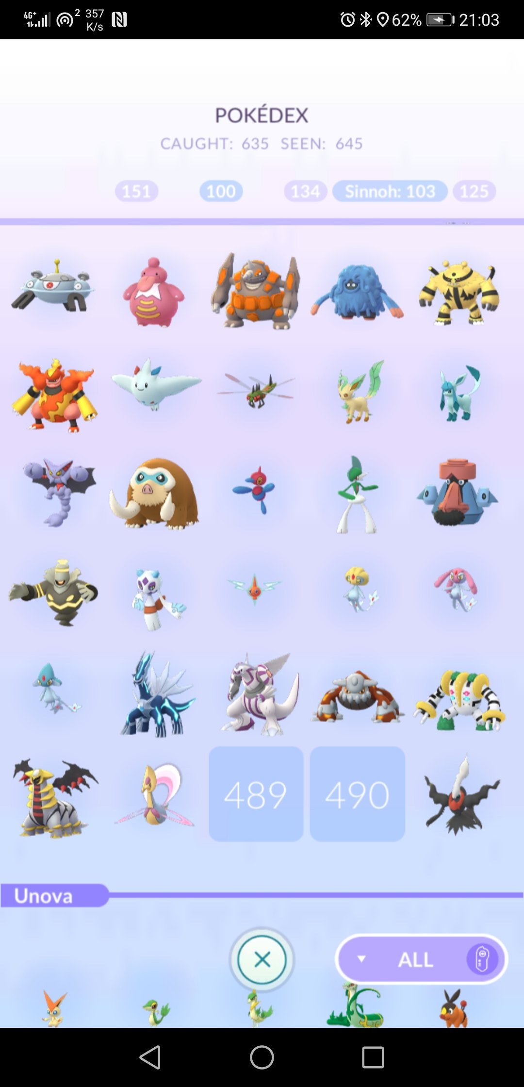 What is 489 and 490 in the Pokedex?