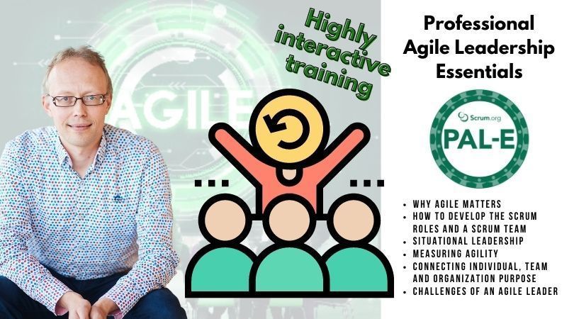 CoLearningBe's tweet photo. Professional Agile Leadership Essentials (PAL-E)
https://t.co/uK8VygUWyS
Why Agile matters - How to develop the Scrum roles and a Scrum team - Situational Leadership - Measuring Agility - Connecting individual, team and organization purpose - Challenges of an Agile Leader #scrum https://t.co/UwSpcSDNlv