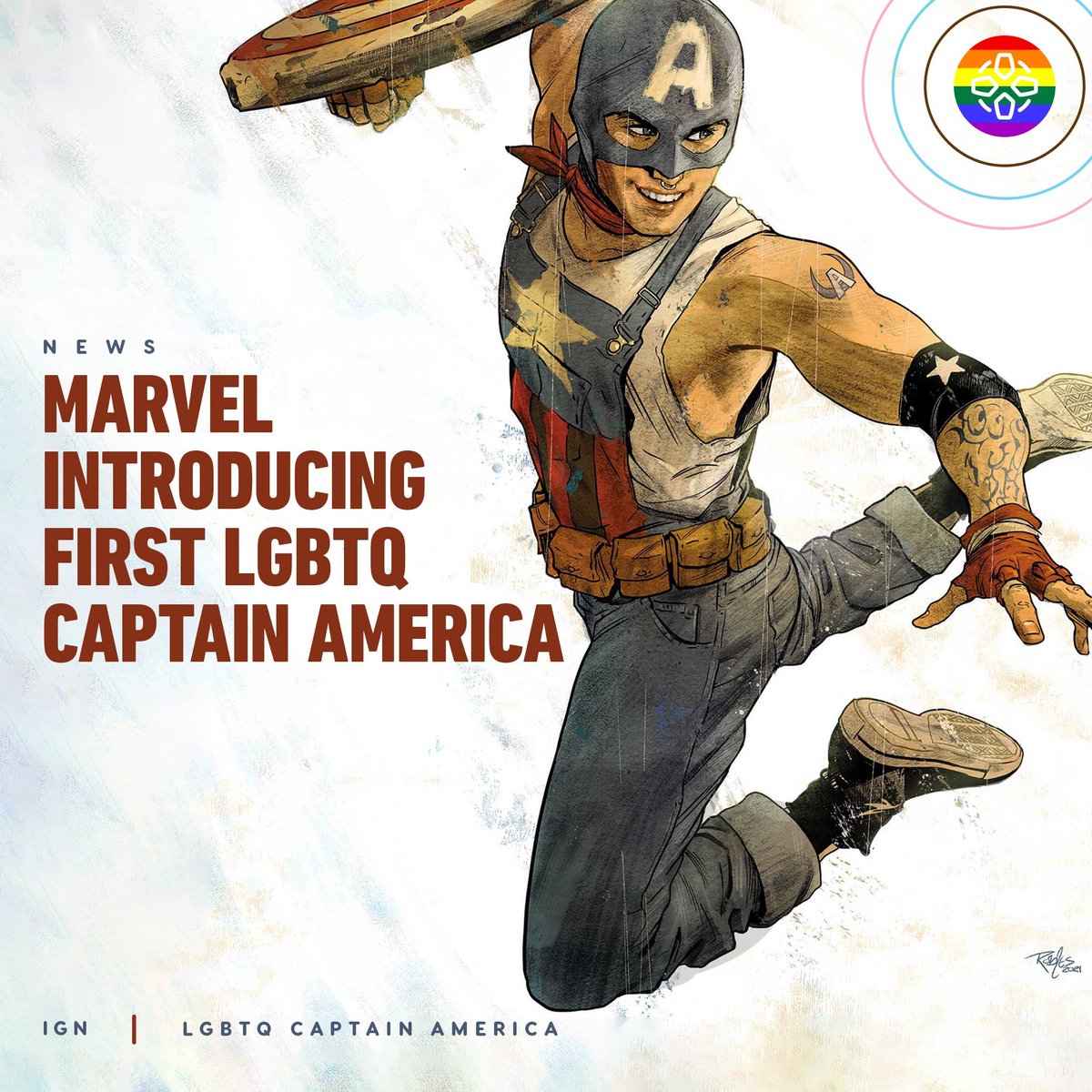 Create new characters, new hero's and new villains that are LGBTQ that we can love reading about. Do not do this. #Marvel #CaptainAmerica