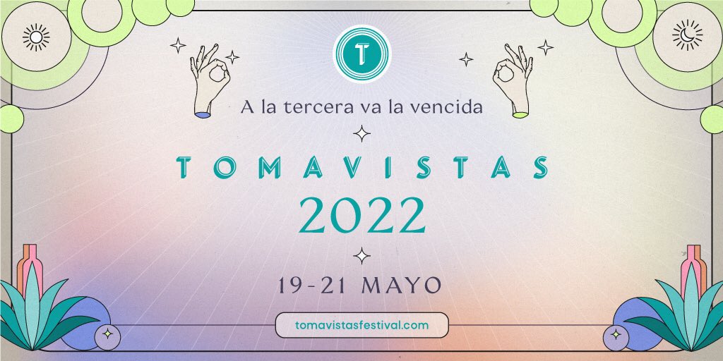 Este año no podrá ser. Lo sentimos, #FamiliaTomavistas. Pero no os preocupéis porque hemos preguntado a los astros y nos han dicho que la de 2022 será nuestra mejor edición. Ya sabéis: ¡a la tercera va la vencida! 🔮✨

Comunicado completo y toda la info:
bit.ly/3vu7vmJ