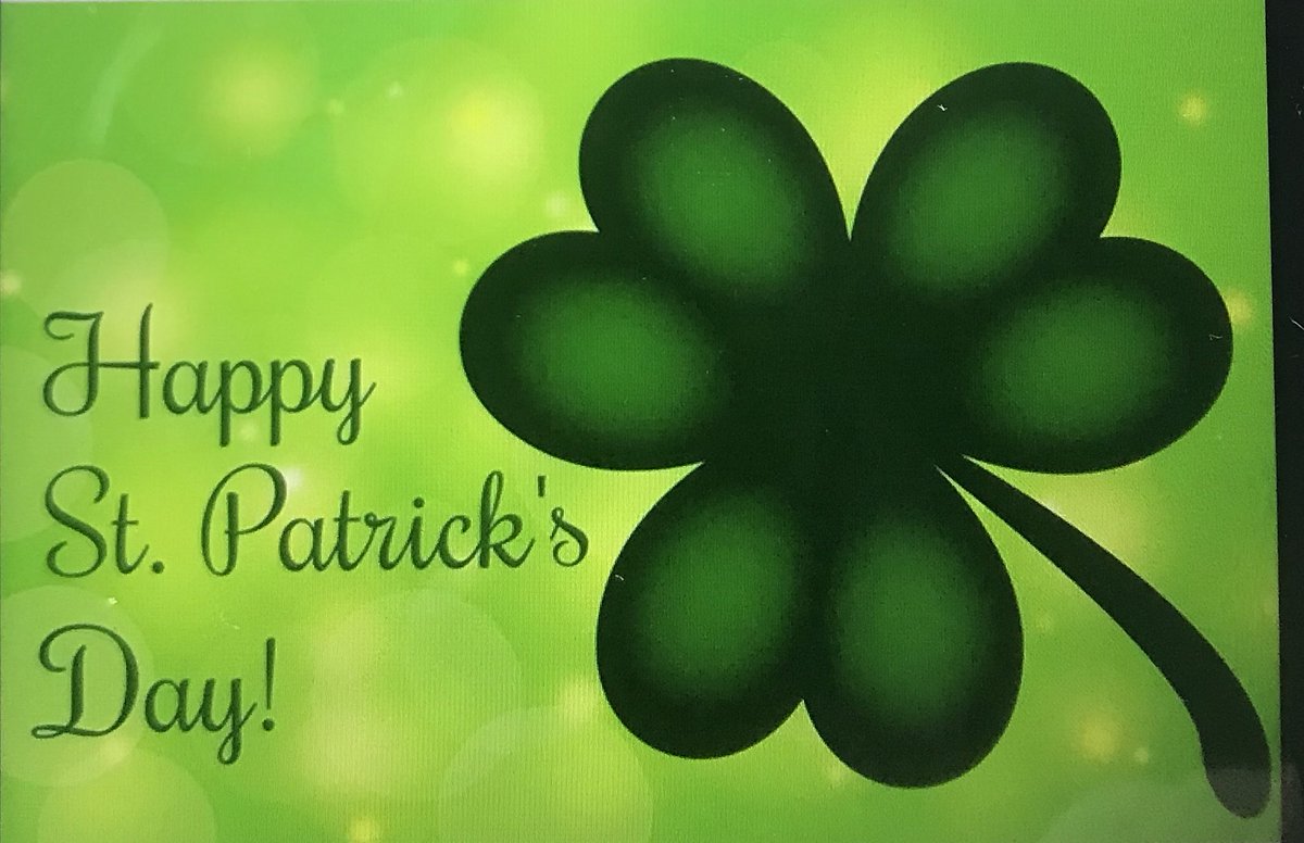 Happy St. Patrick’sDay https://t.co/sZXjhS3JCn