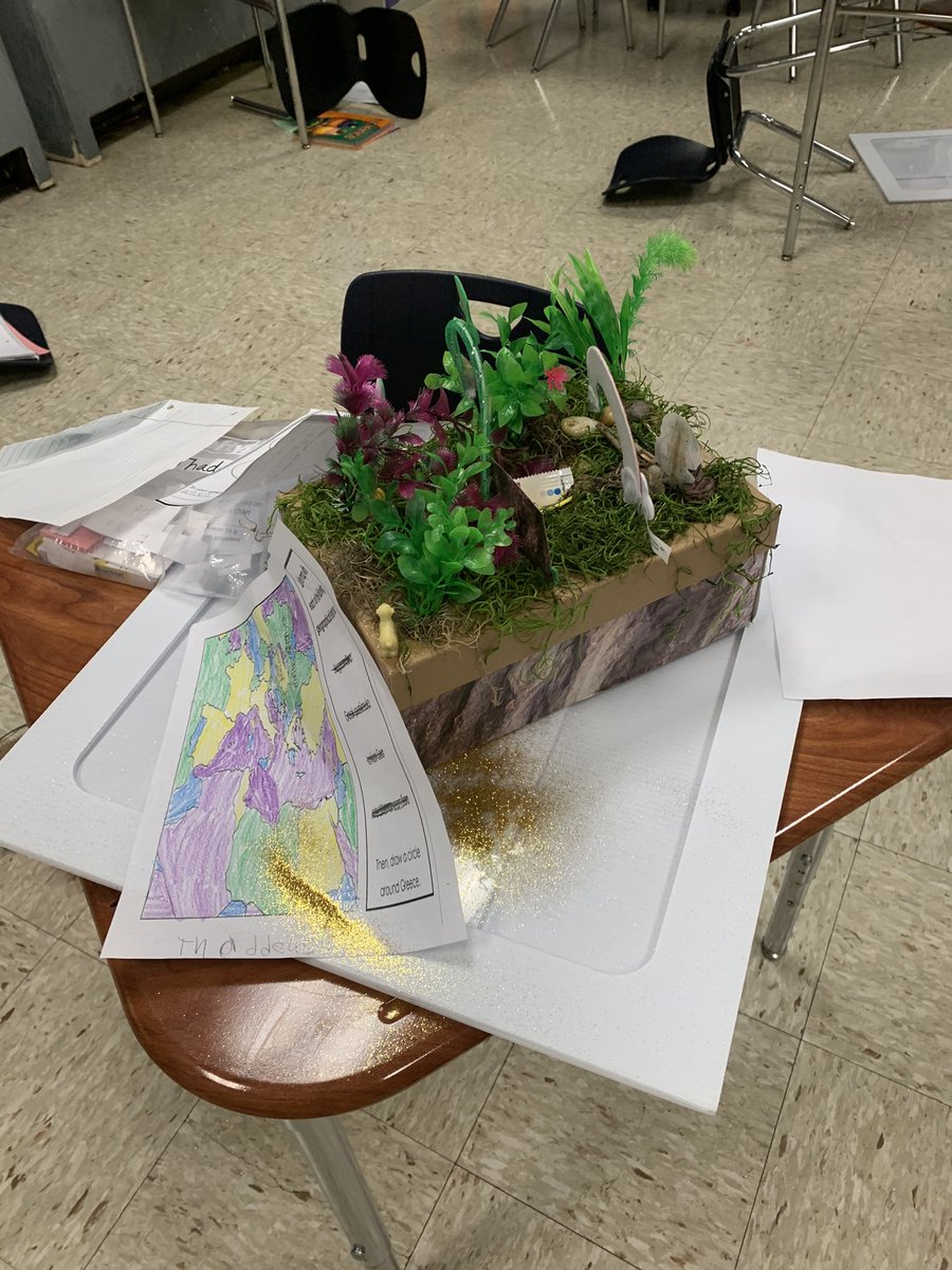 HaworthChristy's tweet photo. I think the Leprechaun struck again this year! 3rd graders made traps out of simple machines to try to catch him but he’s too sneaky for them. Maybe next year! https://t.co/496UzP9dDg
