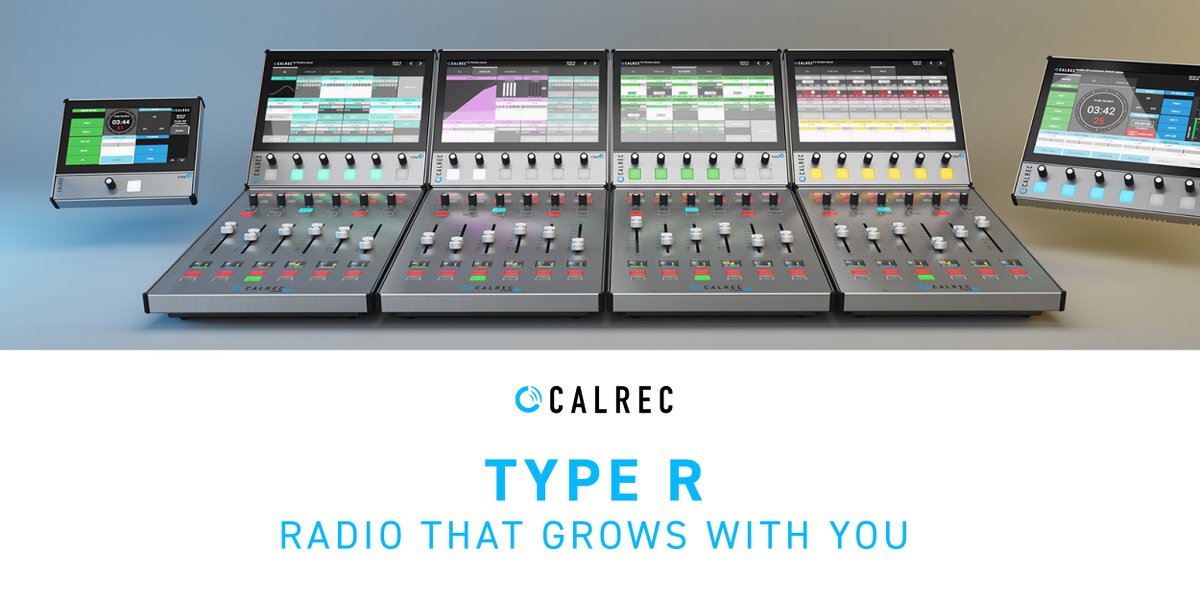 PlanetworldPro's tweet photo. @calrecaudio Type R | Radio that grows with you! A modular, expandable, IP-based radio system from Calrec Audio. https://t.co/yh74fghiwA

#CalrecAudio #CarecTypeR #TypeR https://t.co/248hWuWYMQ
