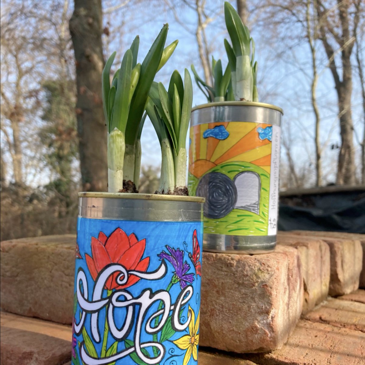 #Hoffnung gesucht? 

Die Jugend im Kirchenkreis #Walsrode will Hoffnung(s)pflanzen - aus leeren Konservendosen werden kleine Pflanzkübel für fröhlich stimmende Osterglocken. 

Die Anleitung samt Vorlage für die bunten Banderolen findet Ihr hier: kirchenkreis-walsrode.de/Kirchenkreis/A…