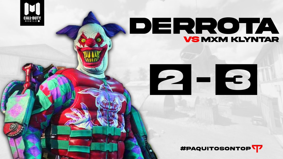 PaquitosTeam's tweet photo. ❌ DERROTA ❌

Perdemos nuestro primer partido oficial, perdemos ante un roster fuerte e inesperado de @maximumklyntar. 🥲

Igualmente logramos plantarles  cara y llegar al Quinto mapa. 🙈

🙇🏼 ¡Bien jugado paquitos! 🙇🏼

• #PaquitosOnTop • https://t.co/VxfHZ0I3zI