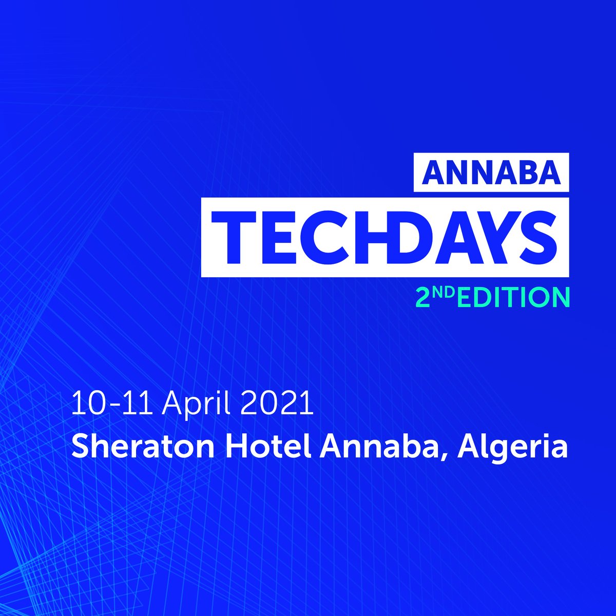 AnnabaTech's tweet image. 📣ANNOUNCEMENT #AnnabaTechDays 2nd edition will take place on the 10th &amp;amp; 11th of April in #Annaba #Algeria
Registrations will be open very soon🎫Stay tuned!
#SoftwareEngeneering #MobileAndCrossPlatformAppDevelopment #ProductDesign #SystemAdministrationAndDevops #CyberSecurity