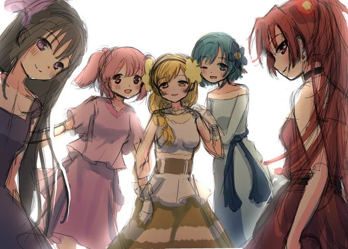この衣装描きたくなるぅ〜 