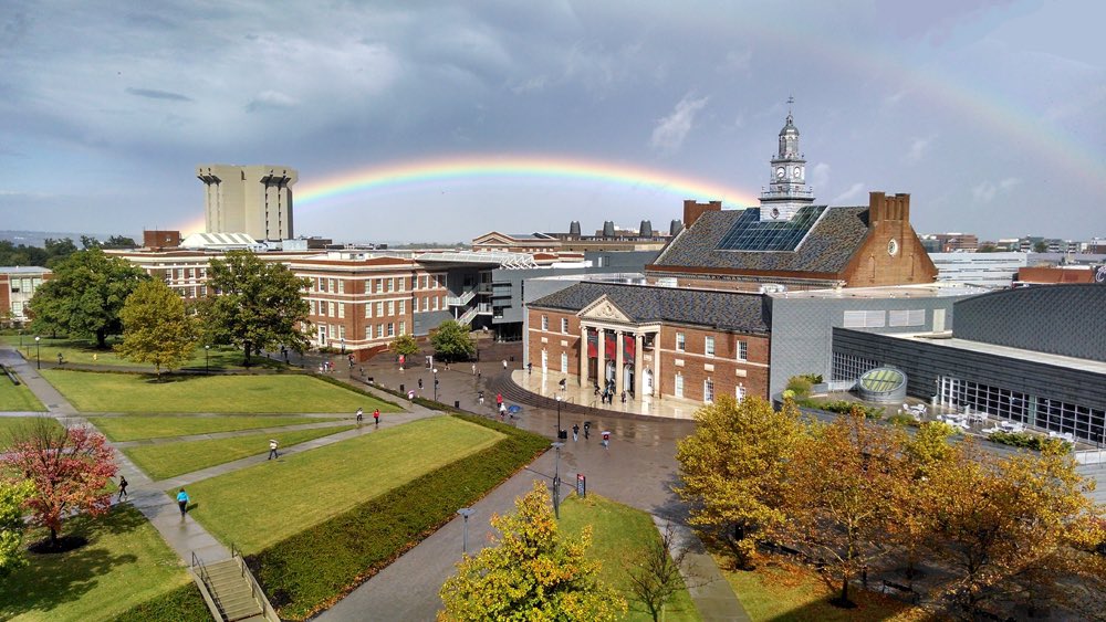 Happy St. Patrick’s Day! We’re lucky to call you Bearcats. #StPatricksDay 🌈