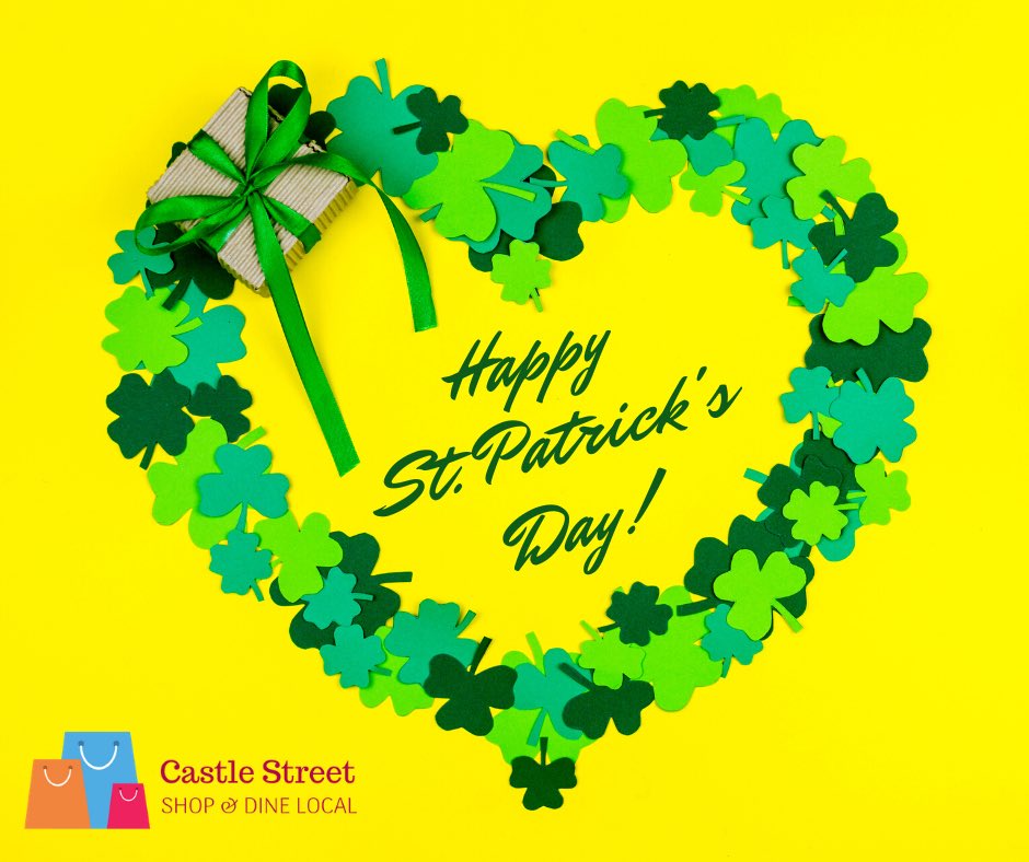 CastleStTraders's tweet image. Hope everyone has a happy and safe St. Patrick’s Day ☘️☘️☘️ #happystpatricksday #shoplocal #supportirishbusiness