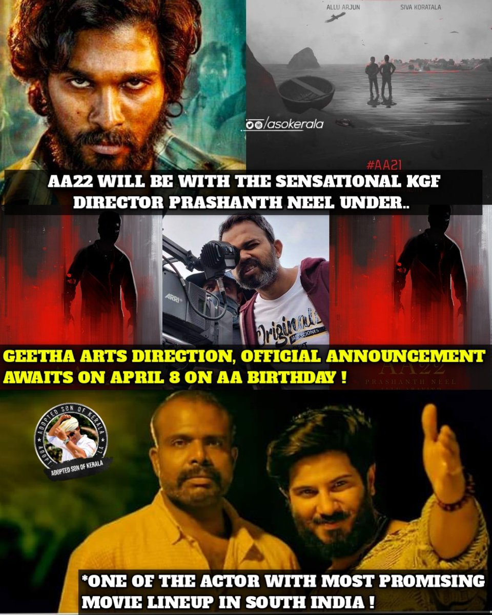 ASOKERALA's tweet photo. Finally It's Going To Happen ✌️🔥

``Powerfull People Makes Places Powerfull 👑´´

@prashanth_neel Will Overroll This Project After #Salaar &amp; #Ntr Movie !

       mAAss Combo On Cards... 🔥

#Pushpa / @alluarjun / #പുഷ്പ / #PushpaOnAug13 https://t.co/YyFZemNPmc