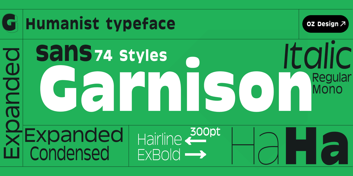Oztypecom's tweet photo. 🎉Our new Typeface Garnison🎉 
#Humanistic #EricGill #GillSans #clean #Elegant #heavy #sans #sansserif #new #Legible #Humanist #humanistsans #NeoHumanist #humanisticsans #wide #expanded #Condensed #monospace #branding #Broadcast #commercial #Contemporary
https://t.co/05XfLQJUfQ https://t.co/TxB9A4vphR