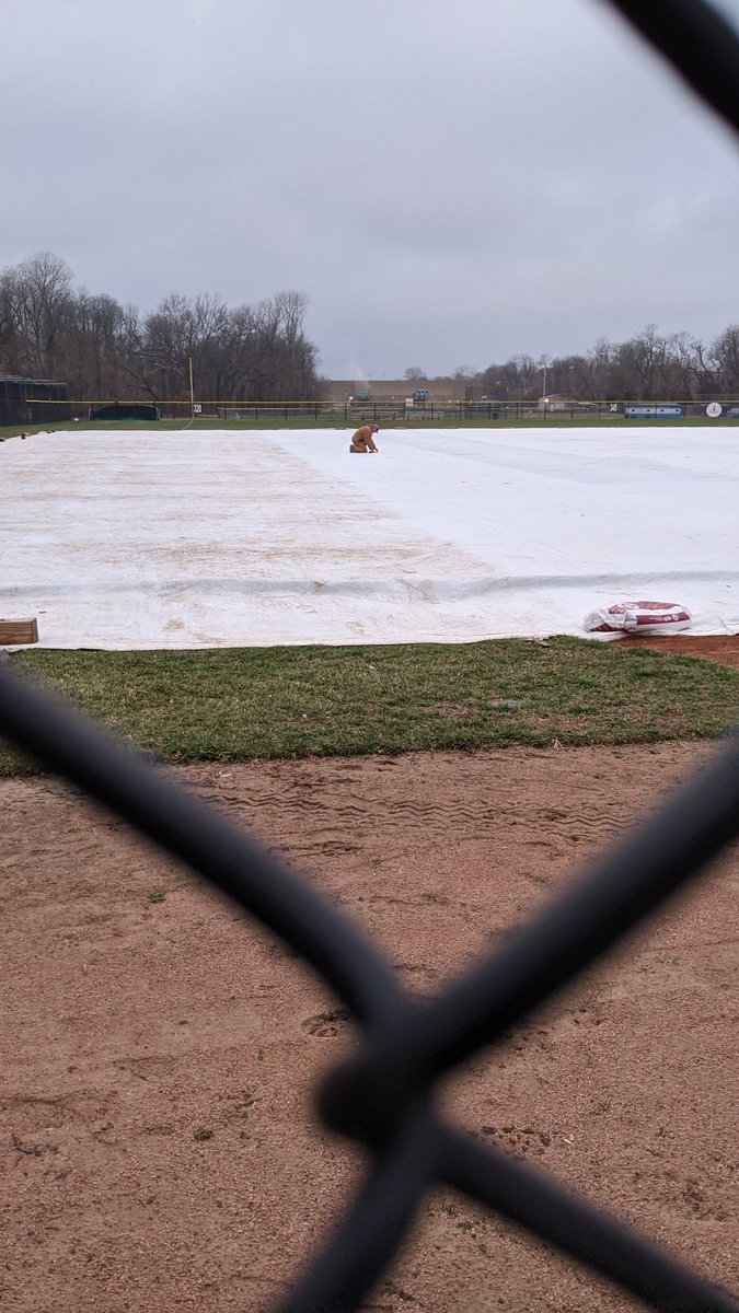 Appreciation Post.  It's 7:10am, and the GOAT Tony is out making sure all the tarp tape is covering the holes in the tarp.  We A.B.S.O.L.U T.E.L.Y. do not take Tony for granted and are so lucky to have him taking care of our facility.