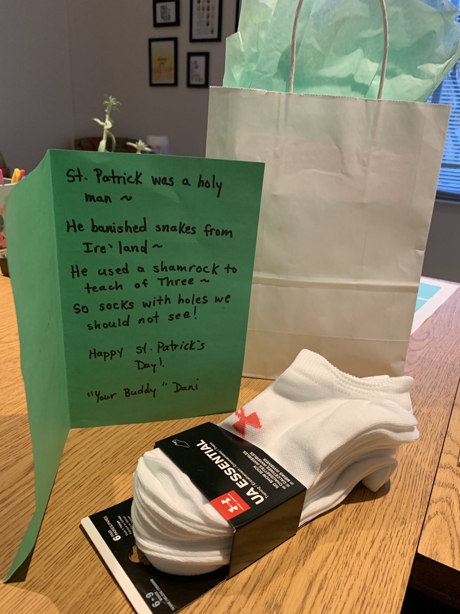 Last week my buddy <a href="/Hopwood_Dani/">Dani Hopwood</a> caught me without my shoes on...and needless to say.. she is looking out for me!! Love how <a href="/Lead_Mine/">Lead Mine Elementary</a> staff are boosting each other’s spirits.