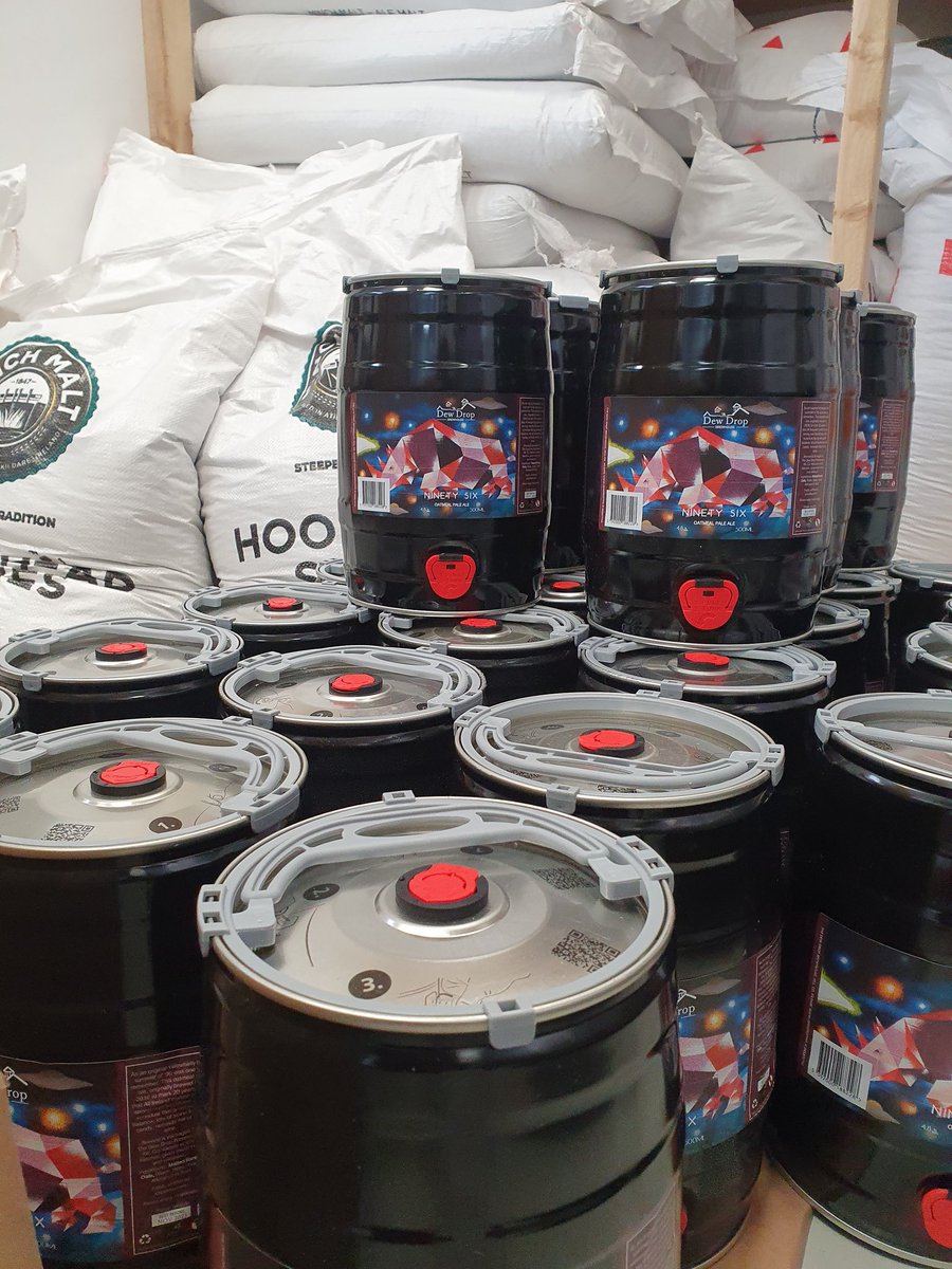 '96 mini kegged. 5L mini kegs available now in #dewdropshop #limited #HappyStPatricksDay <a href="/dewdropinnkill/">Dew Drop Inn & Brewhouse</a> <a href="/Maltcracker/">'Brendan the Brewer'</a>