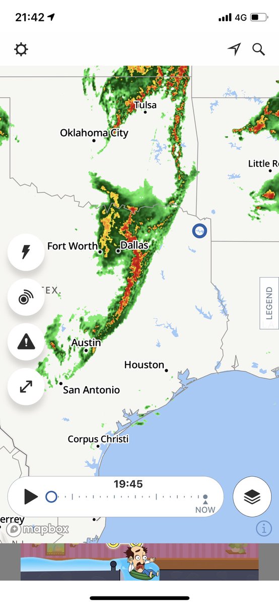 Pretty strong #derecho forming in east Texas now. #txwx https://t.co/pSvAtXThQr