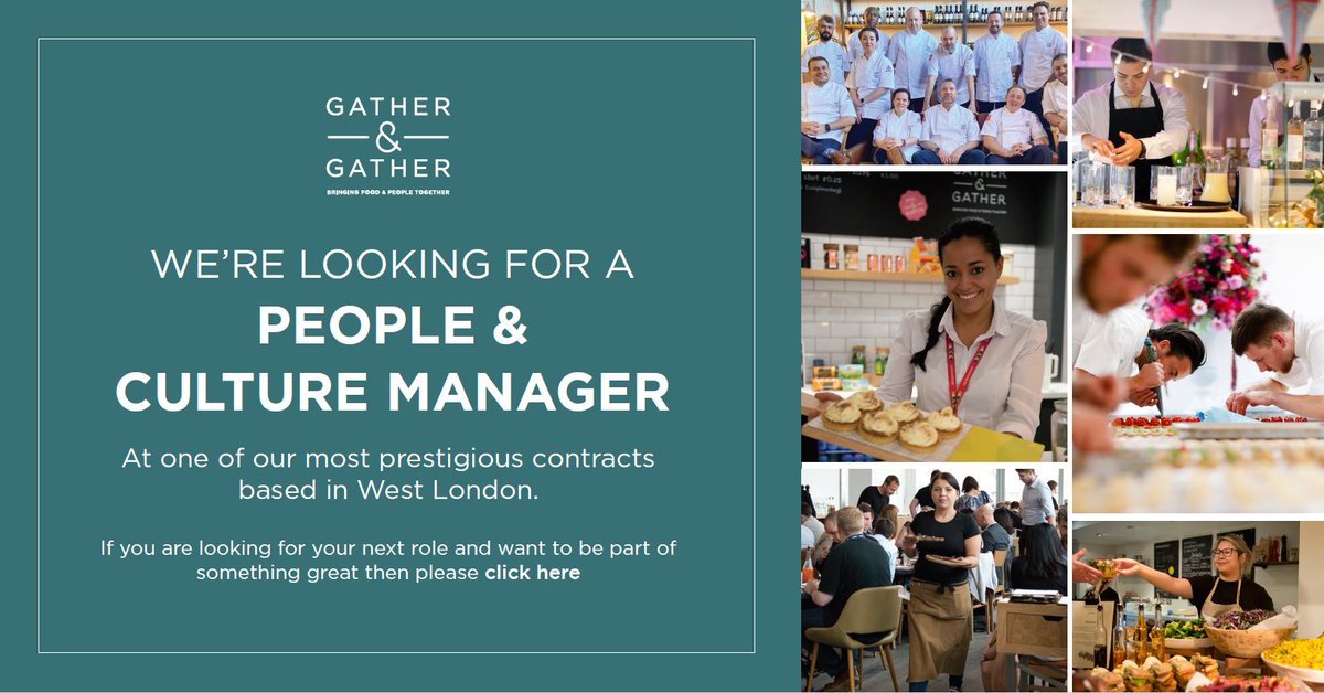 We're looking for a People & Culture Manager to join our team in West London. Interested? Find out more -> ow.ly/bkYv50E185h CH&CO @chandco CH&CO