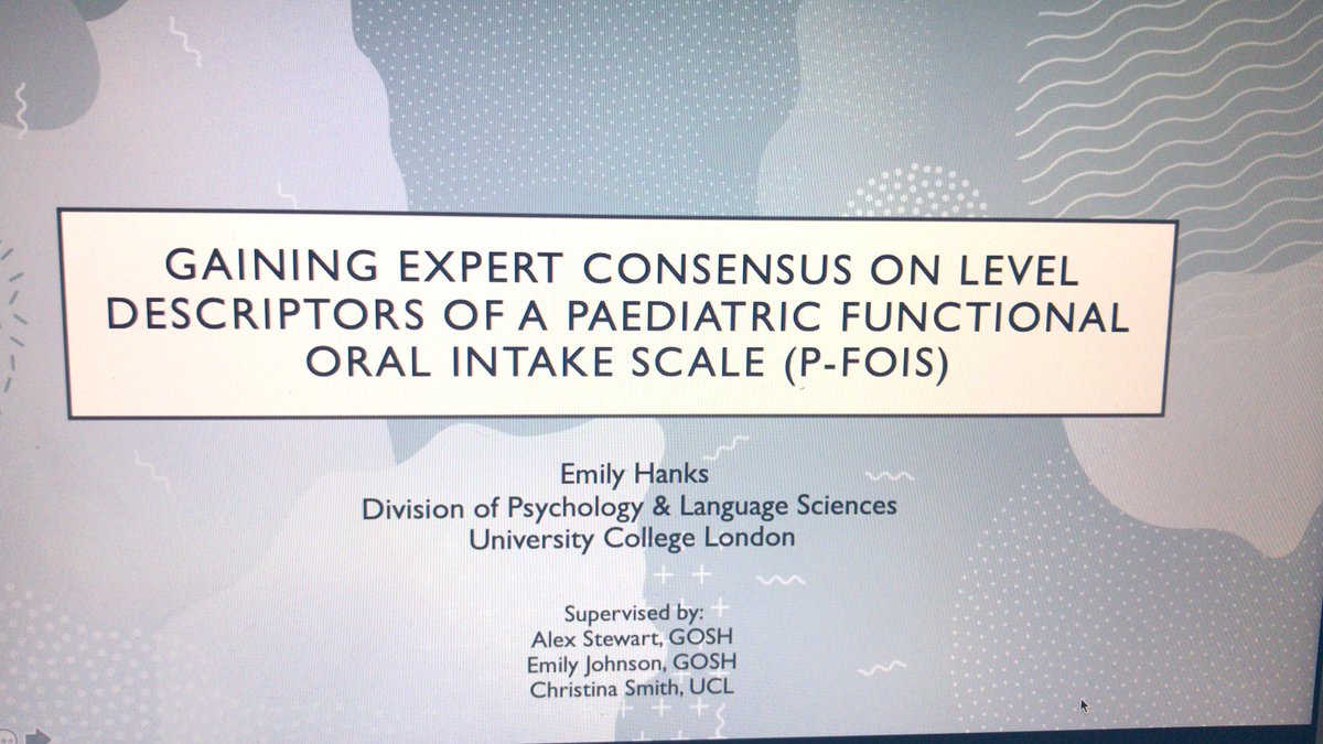 So many amazing presentations at the <a href="/GreatOrmondSt/">Great Ormond Street Hospital for Children</a> research celebration event today - felt very privileged (and nervous) to present my <a href="/UCL_MScSLS/">UCL speech & language therapy</a> dissertation project to the speech therapy teams! #mySLTday