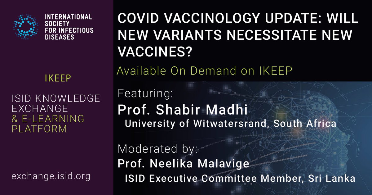 Isid Covid19 Vaccinology Update Will New Variants Necessitate New Vaccines Is Now Available On Ikeep With Shabirmadh And Gmalavige T Co Wdxynamxaq T Co 4ngl9sjzok