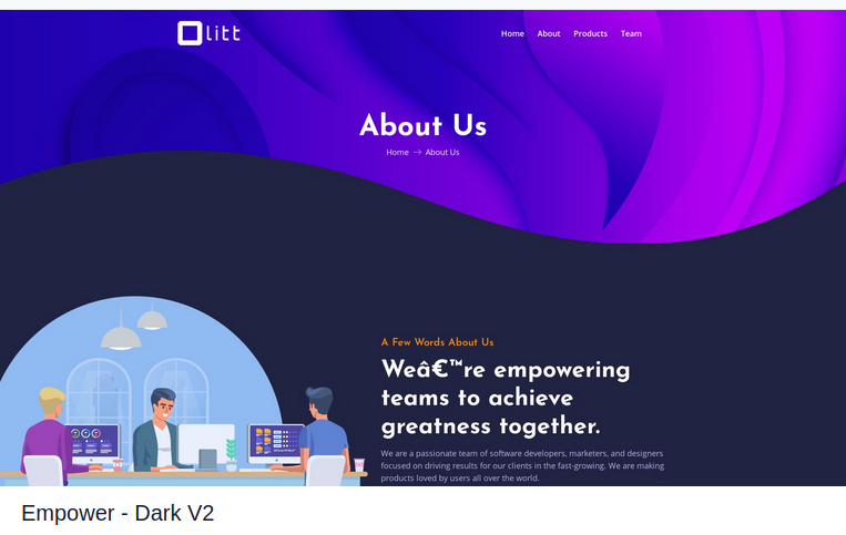 OLITTcom's tweet image. Empower - Dark V2 Template would help you to grow your #OnlineStore and reach the targeted audience

Create a free website at olitt.com
 
 #website #freesitebuilder #freewebsitebuilder #startupwebsite #websitebuilder #web #startupagency #startupwebsite