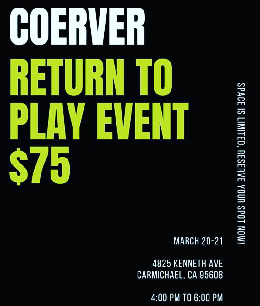CoerverSac's tweet image. Coerver is excited to be back with our first Return to Play event of 2021.

Come join us this weekend! Register before Friday! 

Don’t miss out! ❤️⚽️
coerversacsierra.com

#soccer #sacramento  #youthsoccer #sacsoccer #sacyouthsoccer #norcal