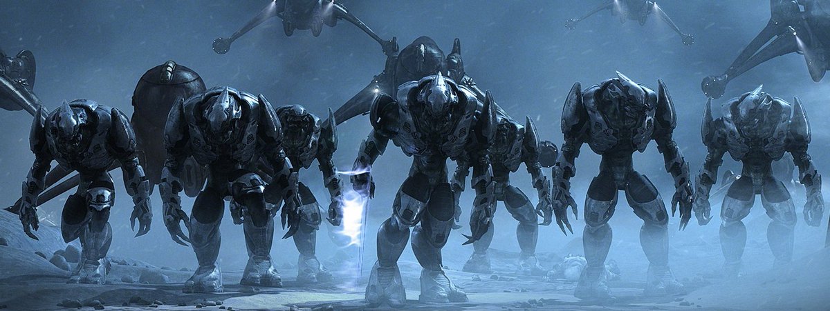 haruspis's tweet photo. a group of elites in halo is called 'a pack of spaghetti' read the books https://t.co/gWA7iDFrjh